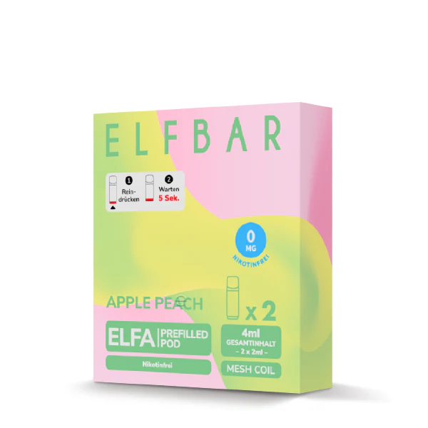 ELFA CP - Prefilled Pod - Apple Peach (nikotinfrei)