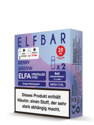 ELFA CP Prefilled Pod - Berry Snoow