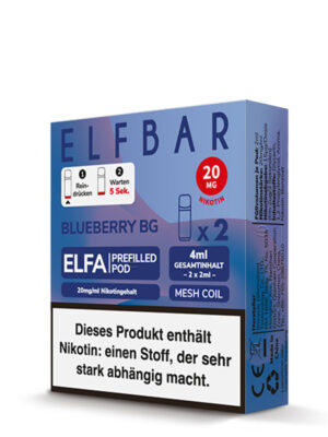 ELFA CP Prefilled Pod - Blueberry BG
