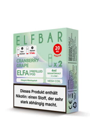 ELFA CP Prefilled Pod - Cranberry Grape