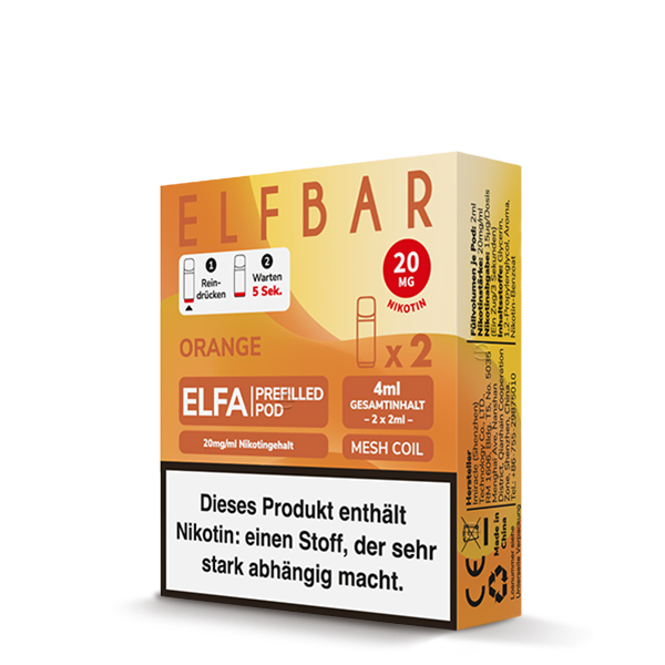 ELFA CP Prefilled Pod - Orange
