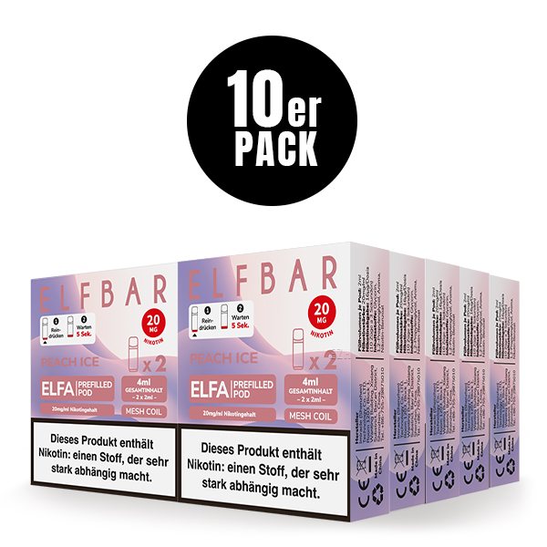 ELFA CP Prefilled Pod - Peach Ice