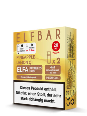 ELFA CP Prefilled Pod - Pineapple Lemon Qi