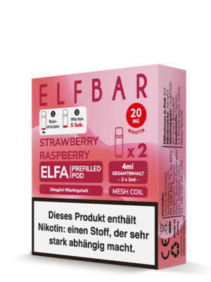 ELFA CP Prefilled Pod - Strawberry Raspberry